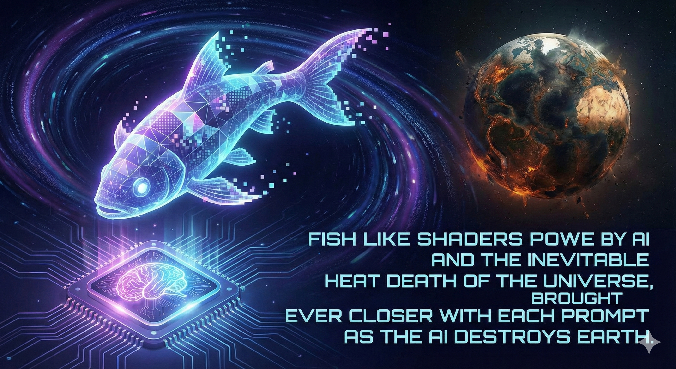 Fish Like Shaders Heat Death of AI